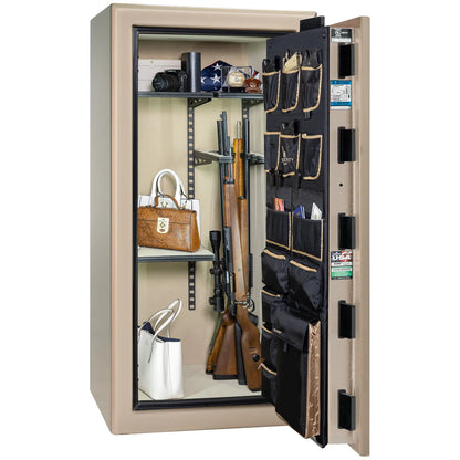 Liberty Presidential 25 safe in Champagne Marble with loaded Pro Flex interior.
