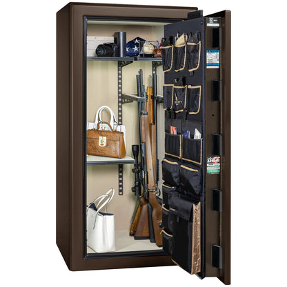 Liberty Presidential 25 safe in Bronze Gloss with loaded Pro Flex interior.