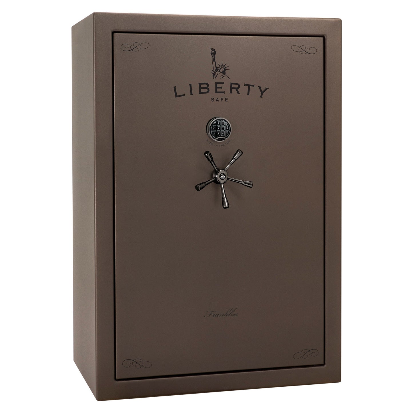 Liberty Safe Franklin 45 Widebody in Bronze Textured — exterior view.
