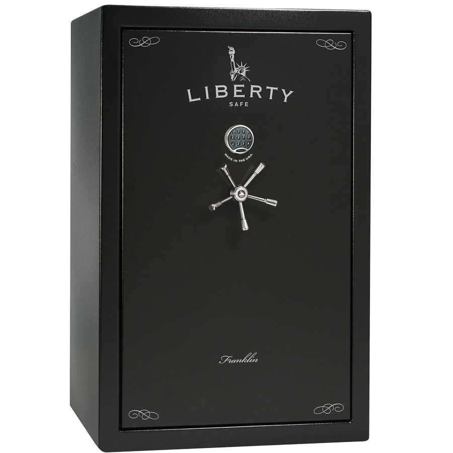Liberty Safe Franklin 45 Widebody in Textured Black  — exterior view.