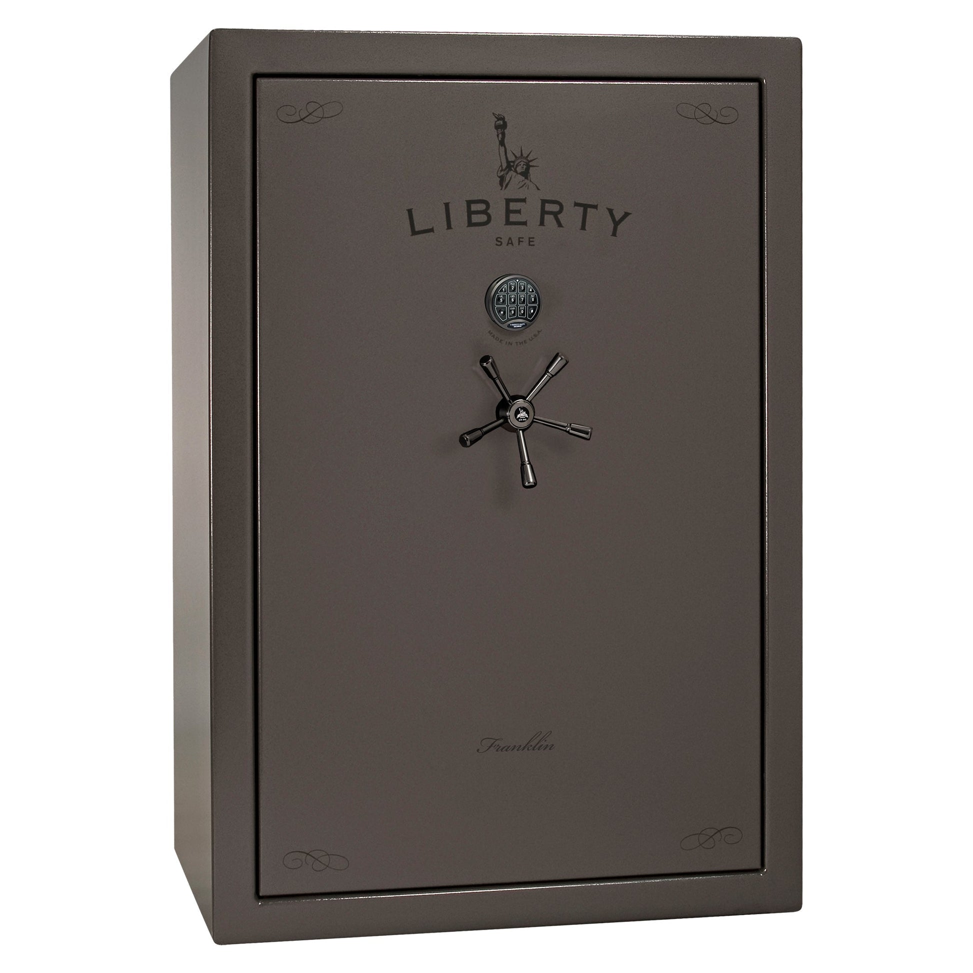 Liberty Safe Franklin 45 Widebody in Gray Marble — exterior view.