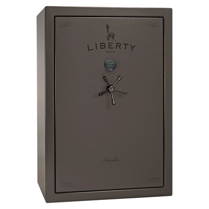 Liberty Safe Franklin 45 Widebody in Gray Marble — exterior view.