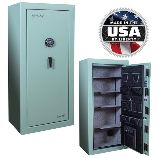 Liberty Safe Home SE in Frontier Sage with Electronic Lock.
