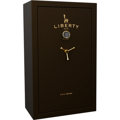 Liberty USA 50 in textured bronze with brass hardware