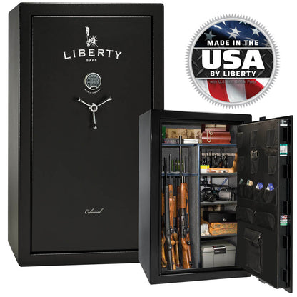 Liberty Colonial 30 Extreme Safe in Black Gloss.