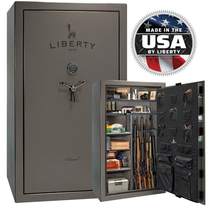 Liberty Colonial 50 Safe in Gray Gloss.