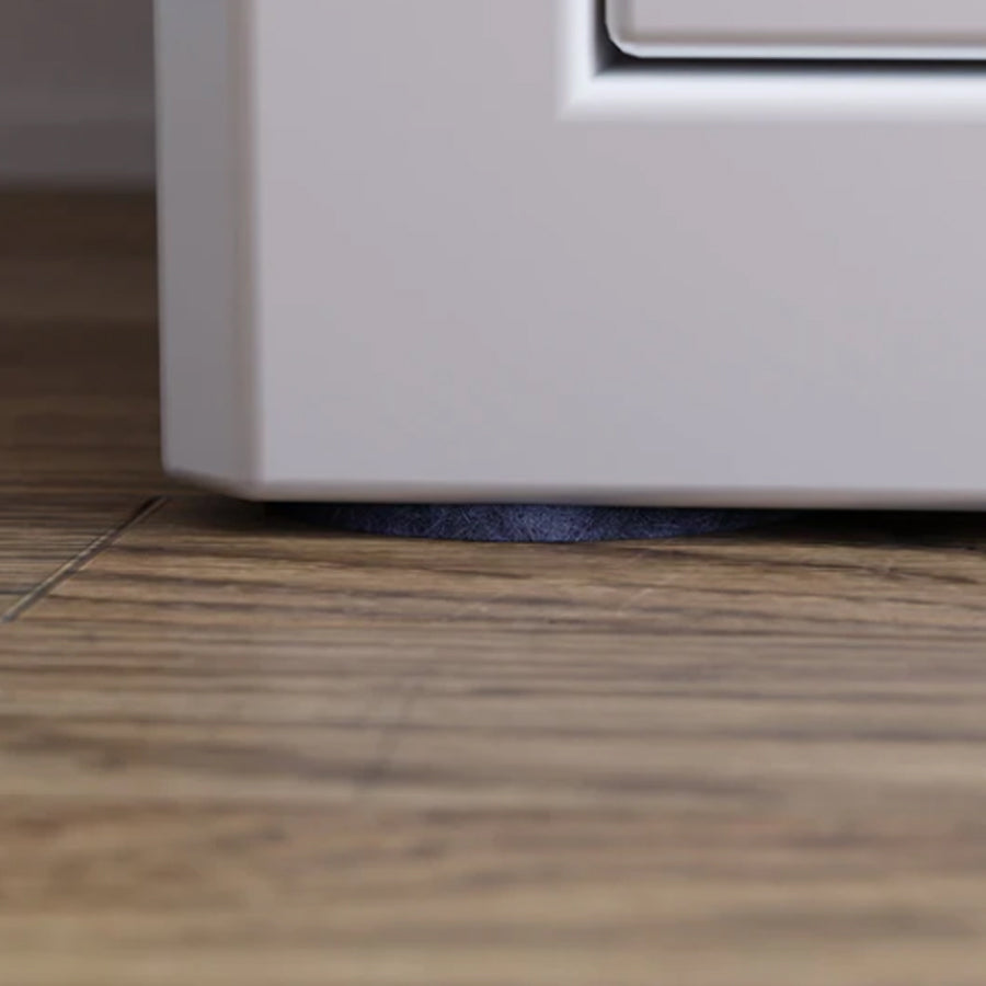 Close up of Protective Pads on a gun safe.